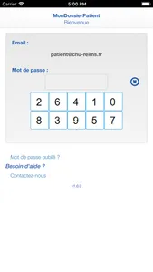 MonDossierPatient - CHU REIMS screenshot 0