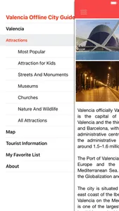 Valencia Offline City Guide screenshot 1