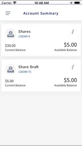 Electrical FCU Mobile Banking screenshot 2