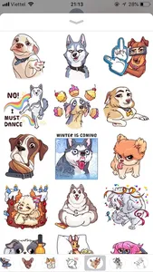 Dog Cute Pun Funny Stickers screenshot 1