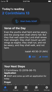 Daily SOAP - Bible reading app screenshot 6