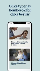 Läkare och vård via hembesök screenshot 8