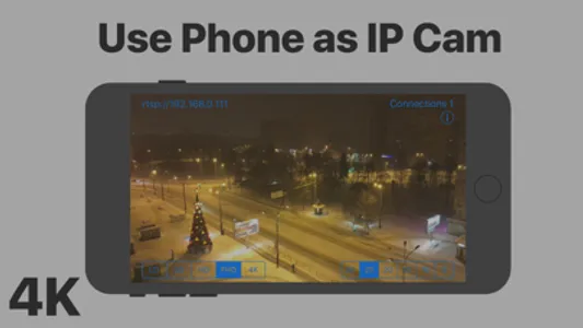 IP4K: Phone cam as IP Camera screenshot 0