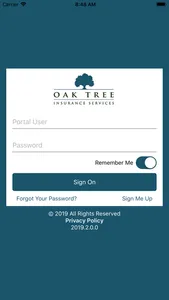 Oak Tree Insurance App screenshot 0