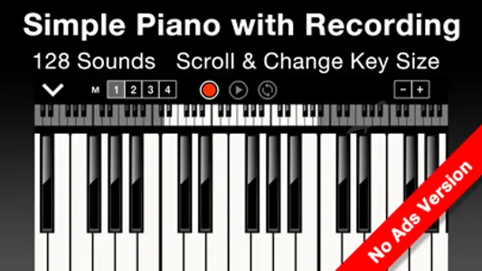 Tiny Piano Synthesizer No Ads screenshot 0