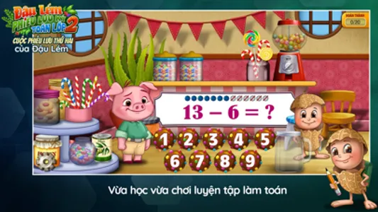 Đậu Lém Phiêu lưu ký - Toán 2 screenshot 2