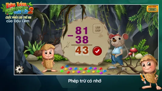 Đậu Lém Phiêu lưu ký - Toán 2 screenshot 4