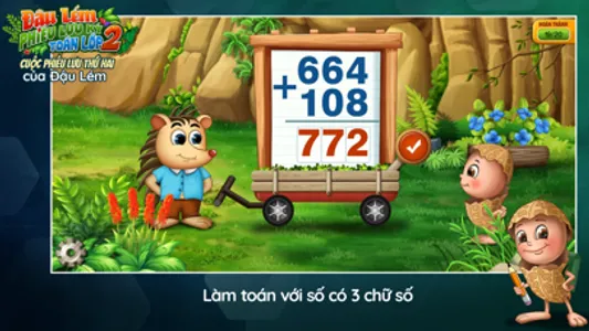 Đậu Lém Phiêu lưu ký - Toán 2 screenshot 6