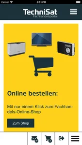 TechniSat Händler-App screenshot 1