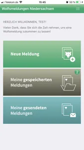 Wolfsmeldungen Niedersachsen screenshot 0