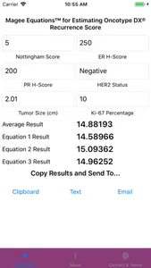 UPMC Magee Equations screenshot 1