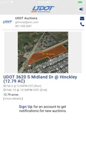 UDOT Auctions screenshot 2