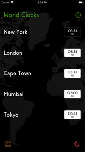 World Clocks - Widget screenshot 3