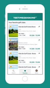 Tee Times Booking screenshot 2