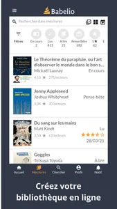 Babelio, ma bibliothèque screenshot 0