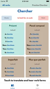 VerbSquirt French Verbs screenshot 1