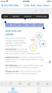 Ultra PDF Editor screenshot 0