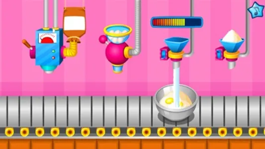 Cooking colorful cupcakes game screenshot 1