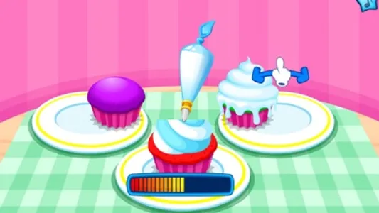 Cooking colorful cupcakes game screenshot 4