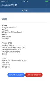 Cloud Gym Box screenshot 2