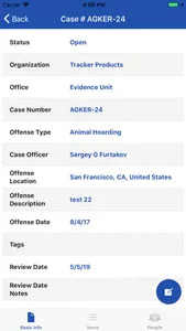 Safe Evidence Management screenshot 1