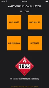 Airro Aviation Fuel Calculator screenshot 1