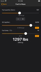 Airro Aviation Fuel Calculator screenshot 2