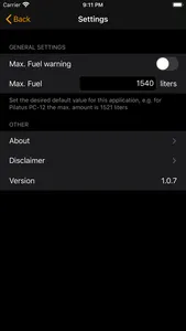 Airro Aviation Fuel Calculator screenshot 5