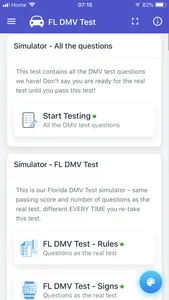 Florida Driving Test screenshot 2
