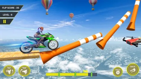 Bike Racing Megaramp Stunts 3D screenshot 0