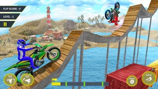 Bike Racing Megaramp Stunts 3D screenshot 3