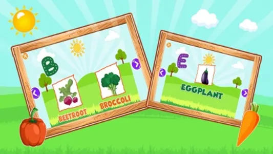 Learn ABC Vegetables Alphabet screenshot 0