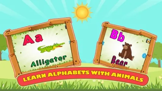 Learn ABC Animals Tracing Apps screenshot 0