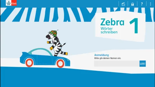 Wörter schreiben 1 mit Zebra screenshot 0