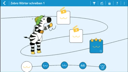 Wörter schreiben 1 mit Zebra screenshot 1