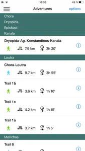 Topoguide Greece hiking guides screenshot 3