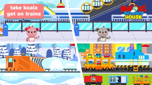 Kids Train Game:Design Drive screenshot 1