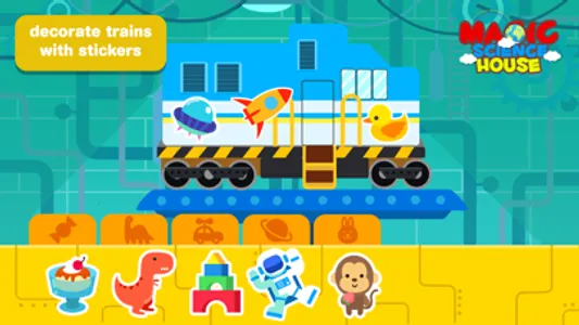 Kids Train Game:Design Drive screenshot 2