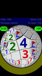 Warped Mines: Minesweeper Game screenshot 2