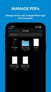 PDFs Split & Merge: PDF Editor screenshot 3