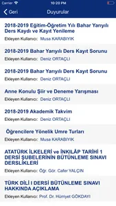 Mersin Üniversitesi Not screenshot 3