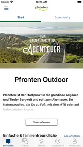 Pfronten Outdoor-App screenshot 0