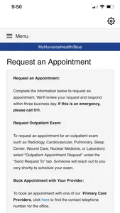 MyNuvanceHealth/Blue screenshot 3