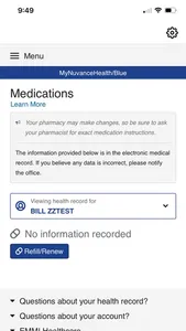 MyNuvanceHealth/Blue screenshot 4