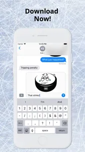 Ice Hockey Puck Emojis screenshot 4