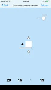 Find Missing Number Addition screenshot 1