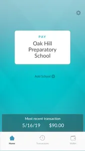 MySchoolWallet screenshot 1