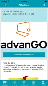 advanGO App screenshot 1