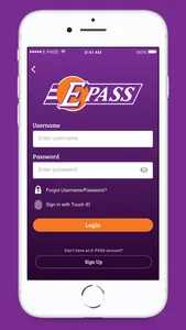 E-PASS Toll App screenshot 0