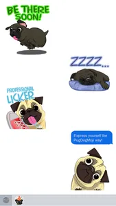 Pug Dog Emoji Stickers screenshot 2